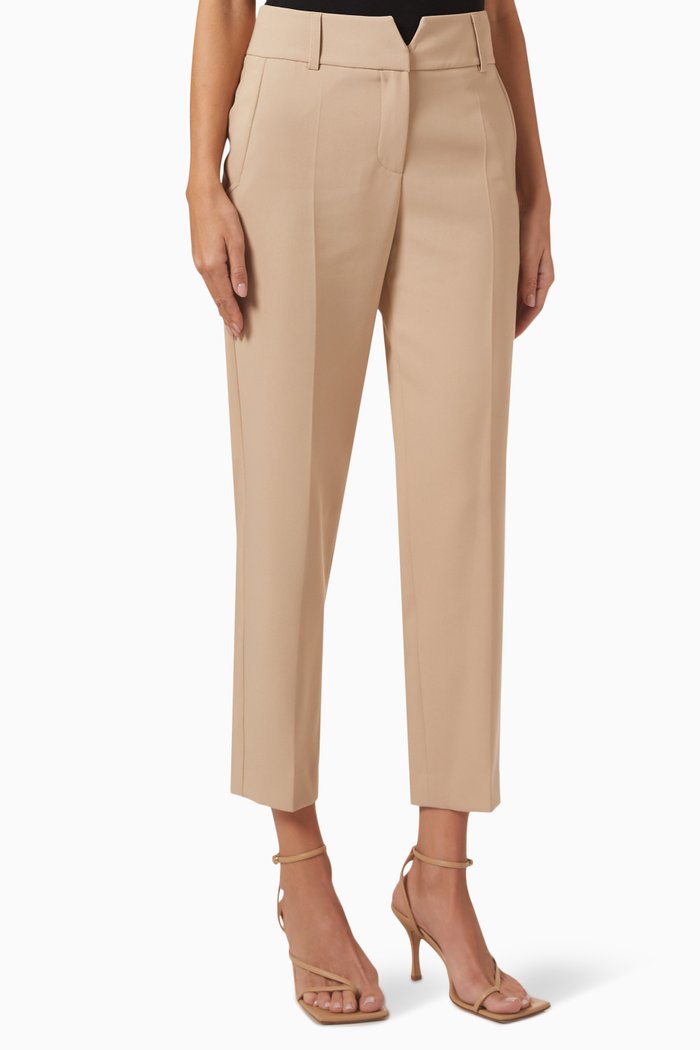 

Straight-fit Pants in Viscose, Neutral
