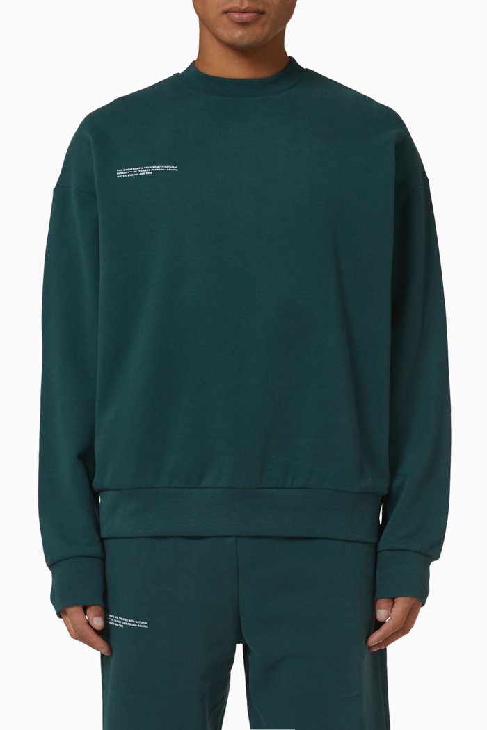 

365 Sweatshirt in Organic Cotton, Green