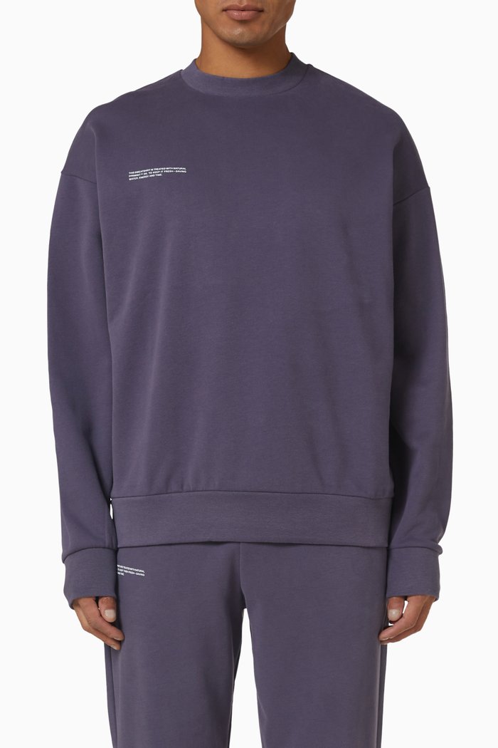 

365 Sweatshirt in Organic Cotton, Blue