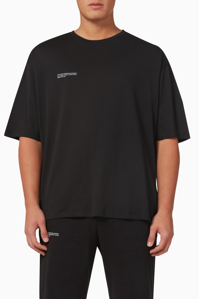 

Lightweight T-shirt in Organic Cotton, Black
