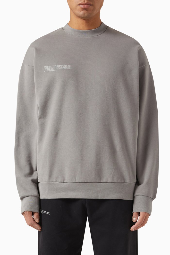

365 Sweatshirt in Organic Cotton, Grey