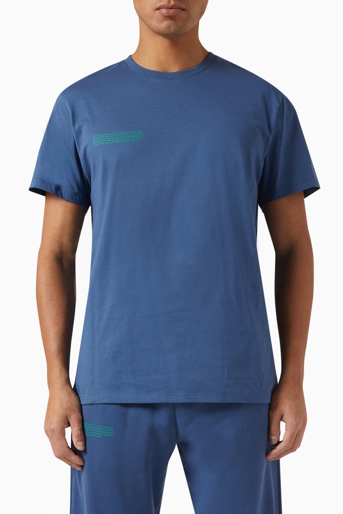 

365 T-shirt in Organic Cotton, Blue
