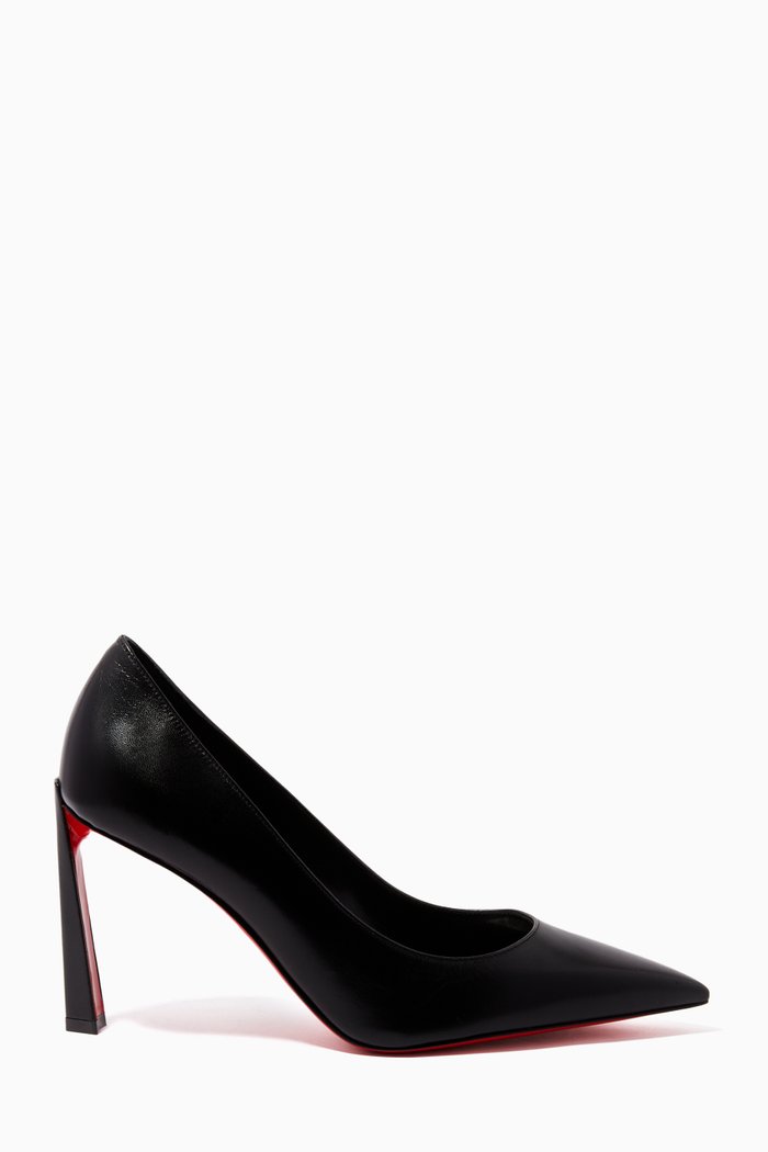 Condora 85 Pumps in Leather, Black