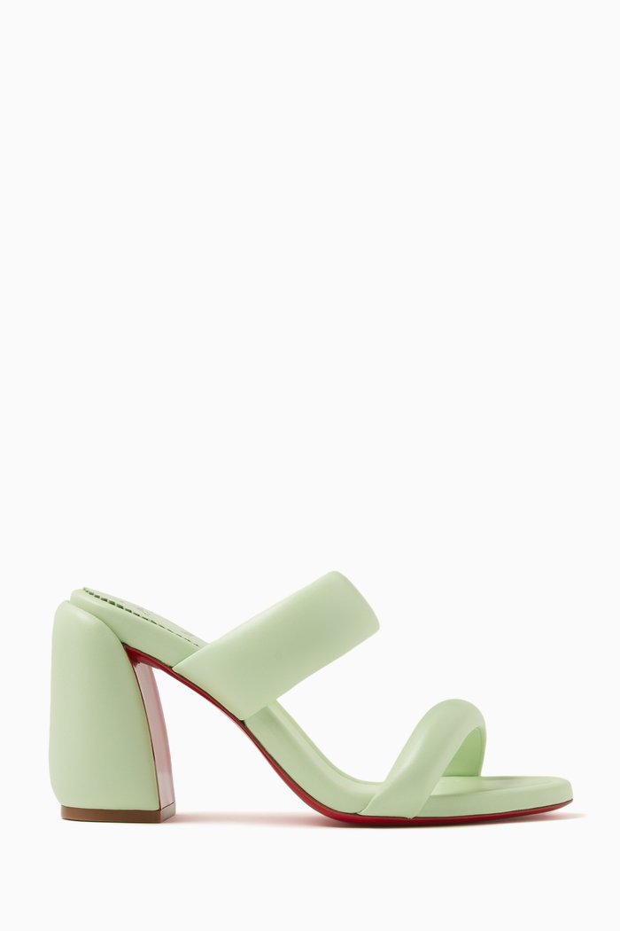 

Inflama Sab 85 Mule Sandals in Nappa, Green
