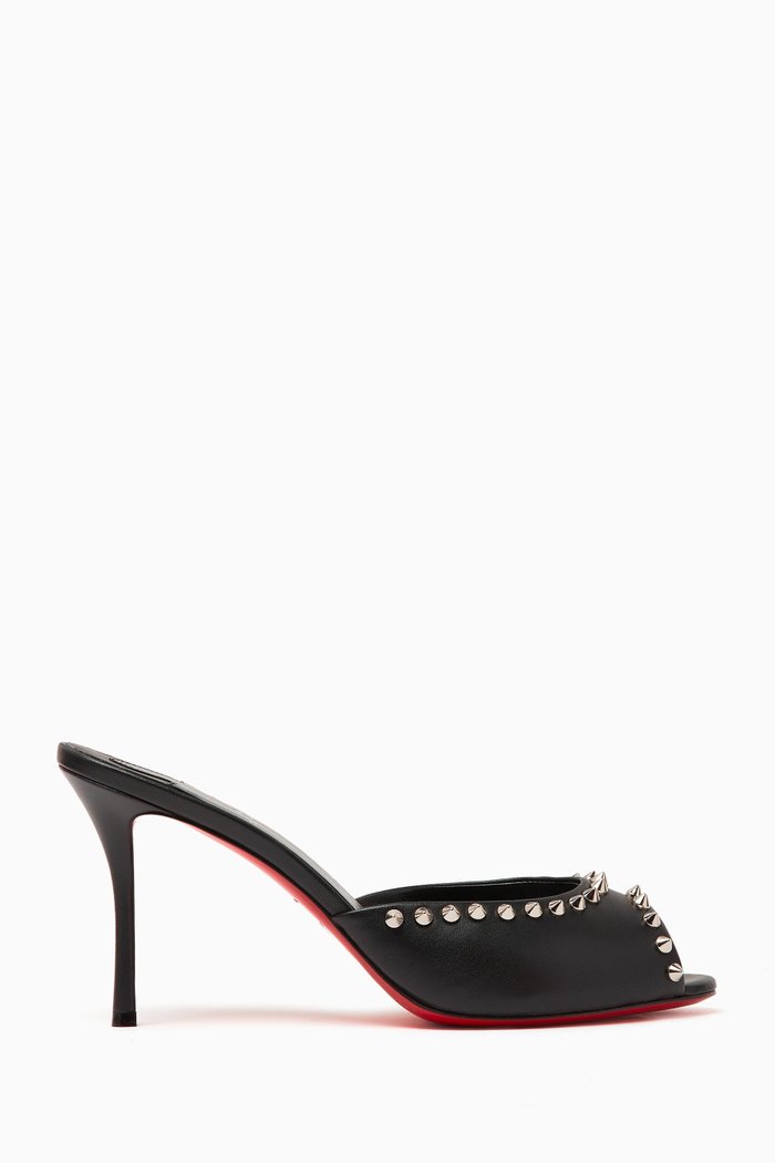 

Me Dolly Spike 85 Mules in Patent Leather, Black