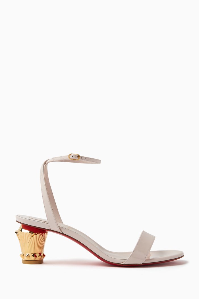 

Lipsta Queen 55 Sandals in Patent Leather, Brown
