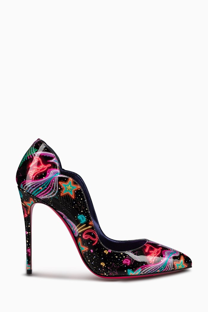 

Hot Chick 100 Starlight-print Pumps in Patent-leather, Multicolour