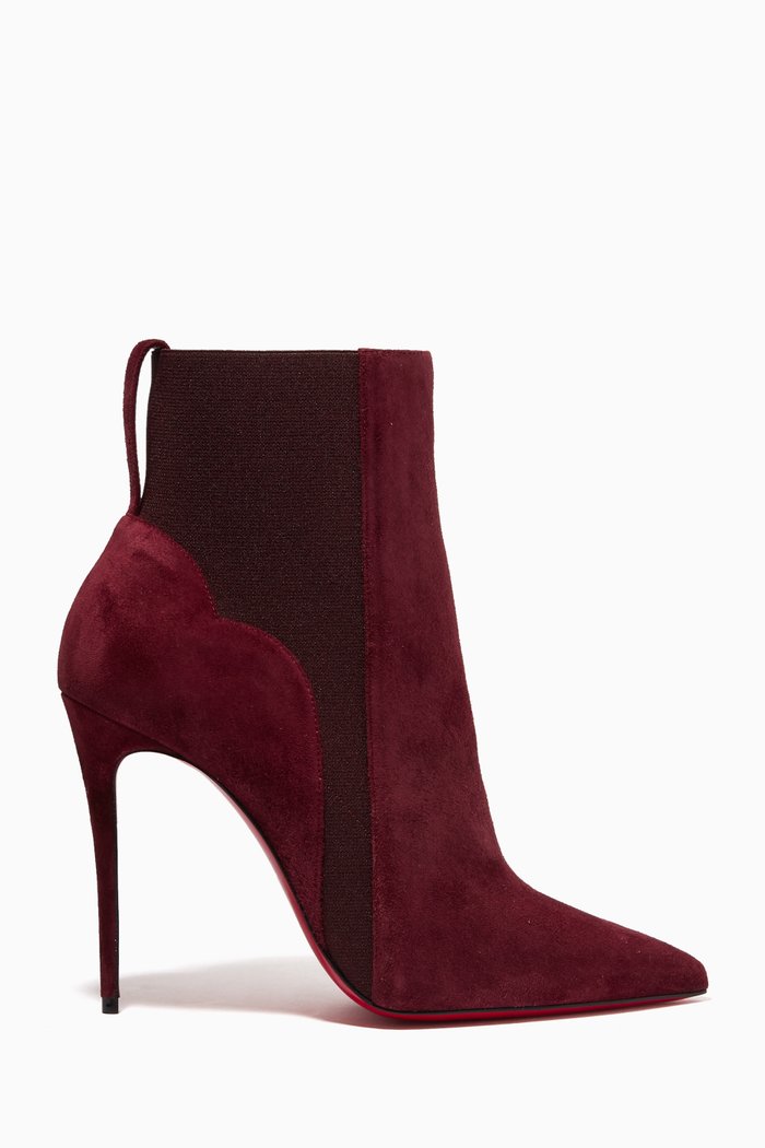 

Chelsea Chick Booty 100 Ankle Boots in Suede, Red