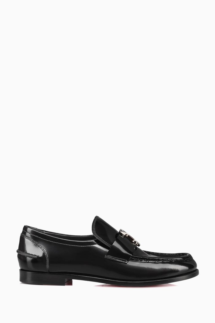 

CL Moc Loafers in Calf Leather, Black