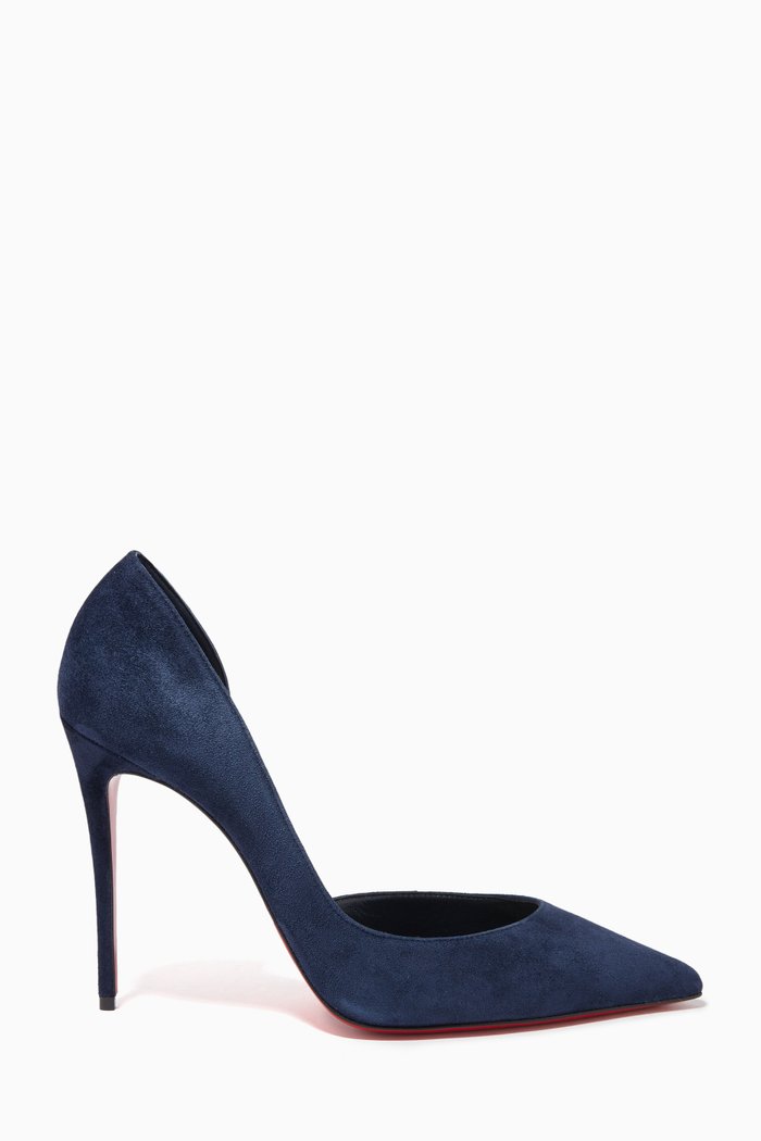

Iriza 100 Pumps in Veau Velours, Blue