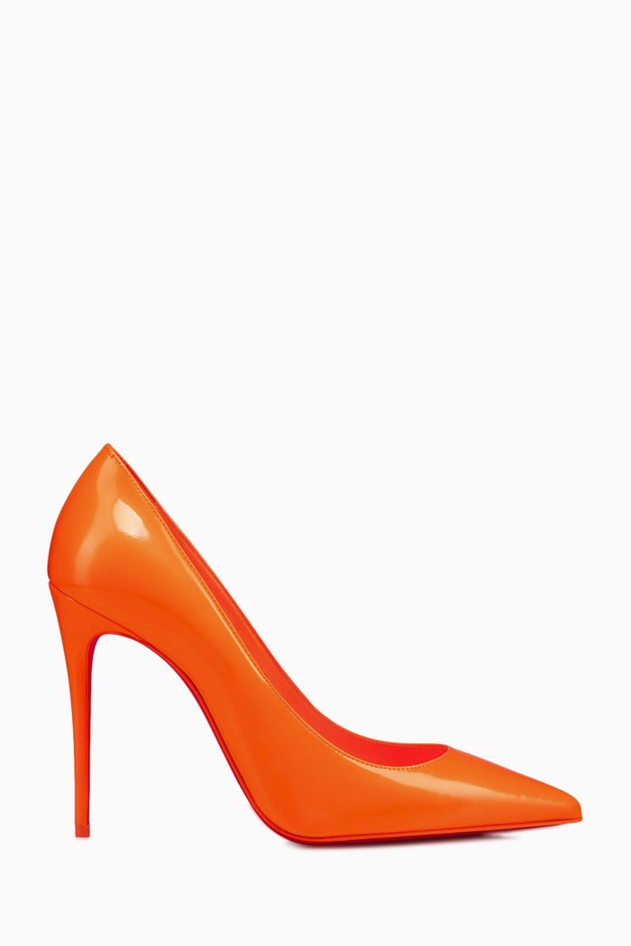 

Kate 100 Pumps in Patent Leather, Orange