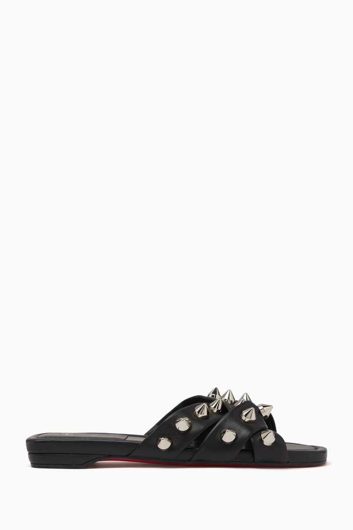 

Miss Spika Flats in Nappa Leather, Black