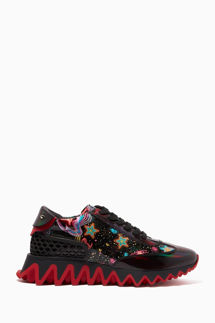 

Loubishark Starlight-print Sneakers in Patent-leather, Multicolour