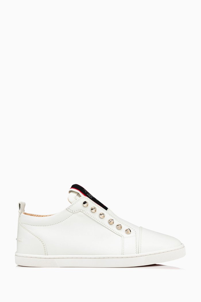 

F.A.V. Fique A Vontade Slip-on Sneakers in Leather, White