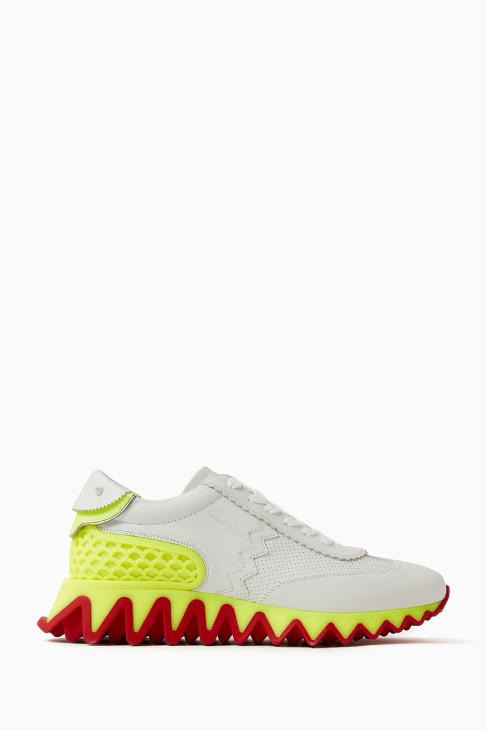 

Loubishark Donne Sneakers in Leather, Multicolour