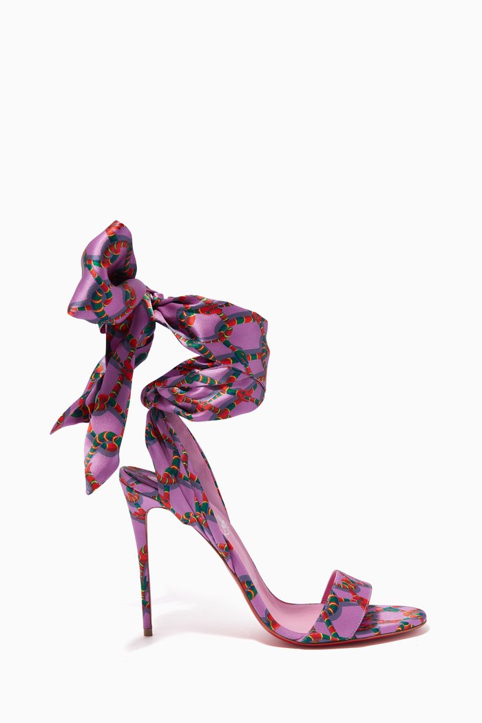 

Sandale du Desert 100 Sandals in Naja Crêpe Satin, Pink