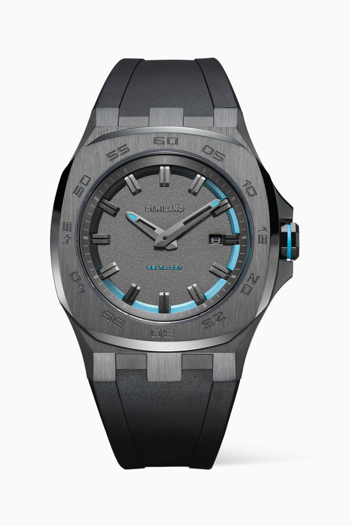 

Arctic Delta 001 Quartz Stainless Steel & Rubber Watch, 41.5mm, Black
