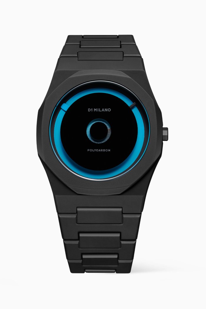 

Blue Load Quartz Polycarbonate Watch, 40.5mm, Black