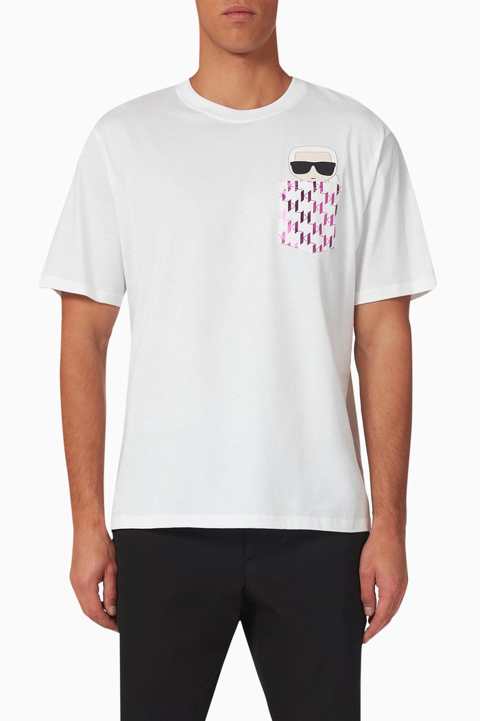 Ikonik T-shirt in Cotton Jersey, White