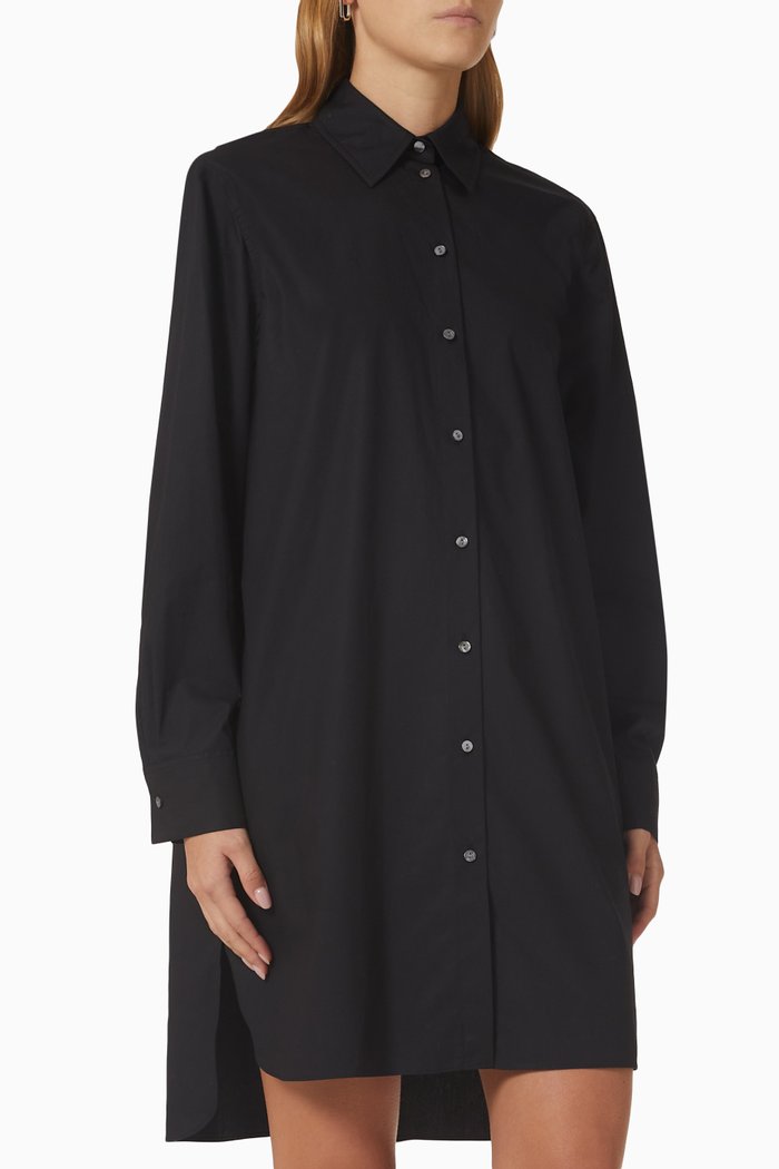 KL Monogram Tunic in Cotton, Black