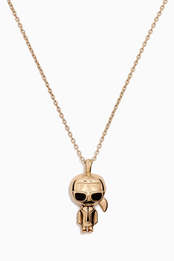 

K/Ikonik Karl Necklace in Sterling Silver, Gold