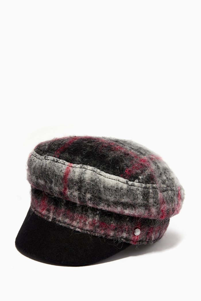 

K/Skuare Biker Hat in Wool, Multicolour