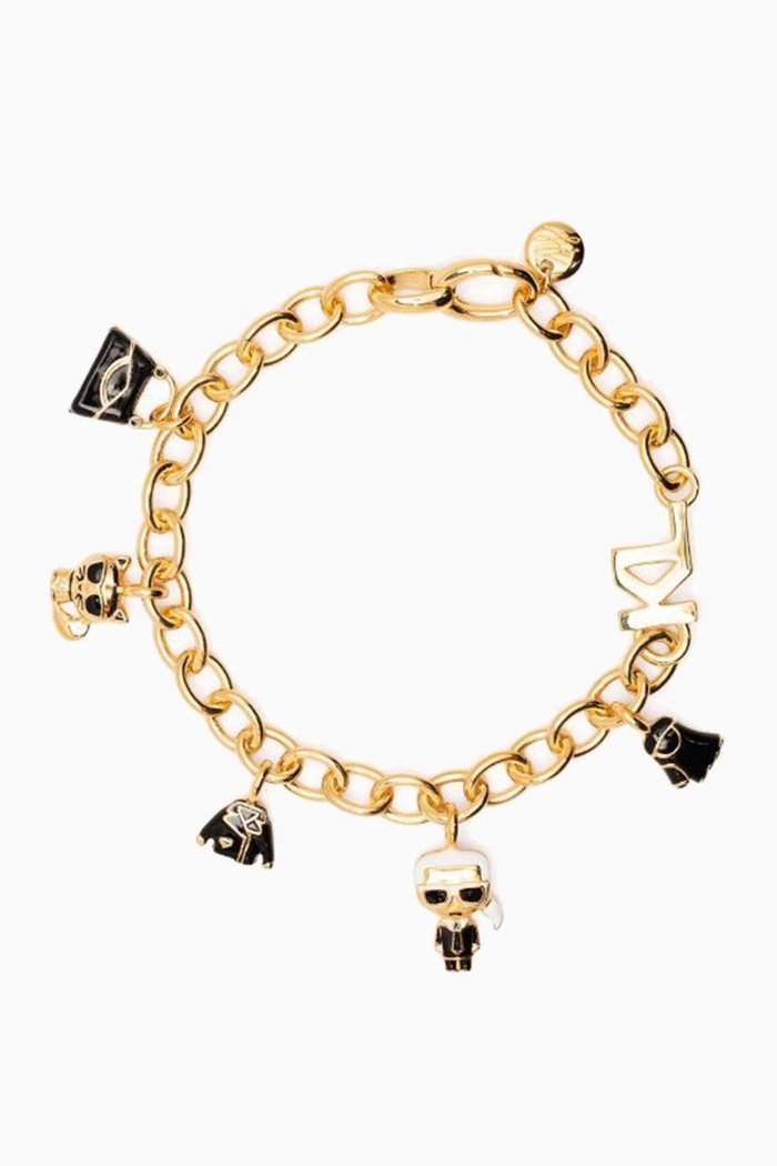 

K/Ikonik Charm Bracelet in Sterling Silver, Gold