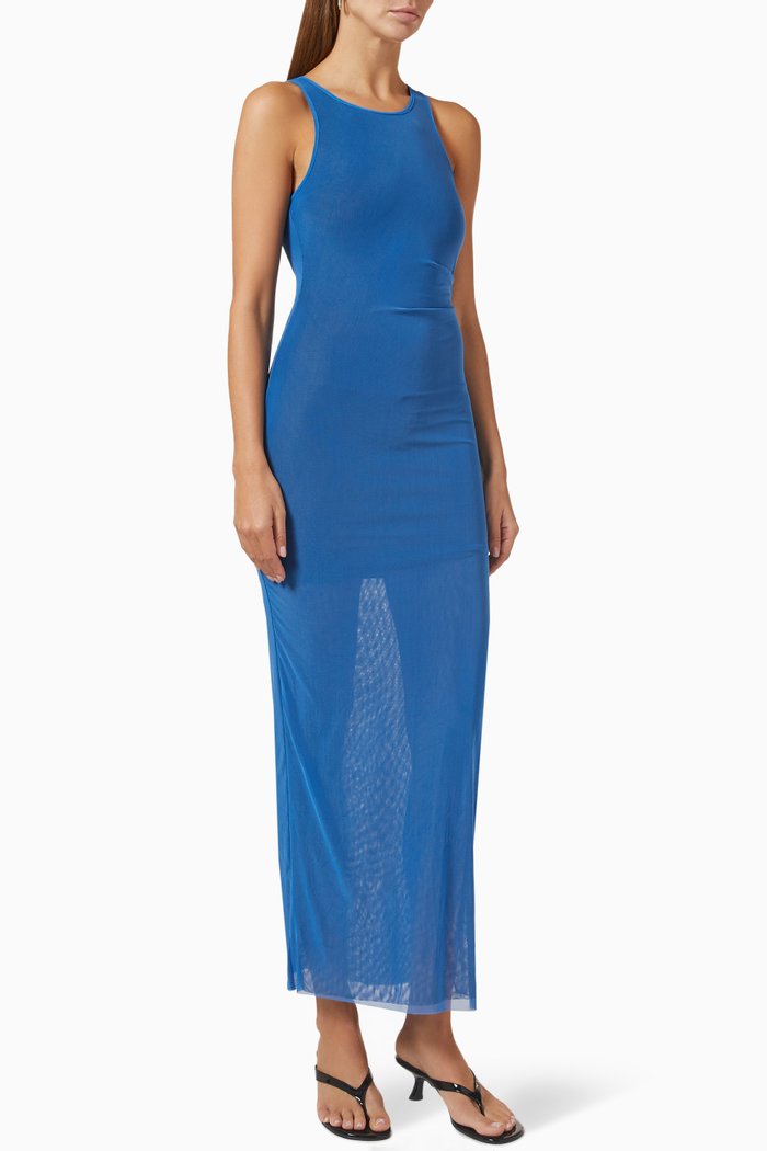 

Aquarius Maxi Dress in Jersey, Blue