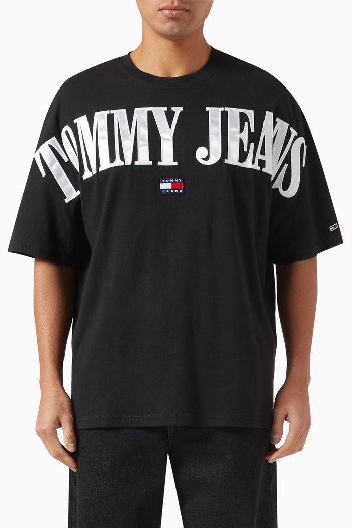 

Archive Logo T-shirt in Cotton Jersey, Black