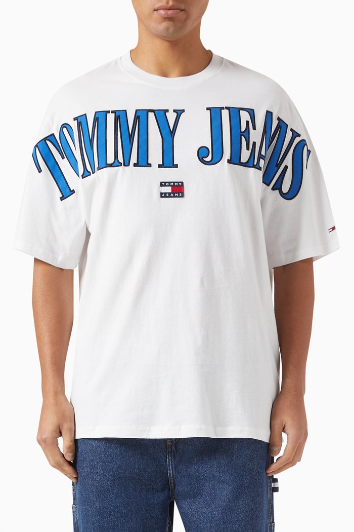 

Archive Logo T-shirt in Cotton Jersey, White