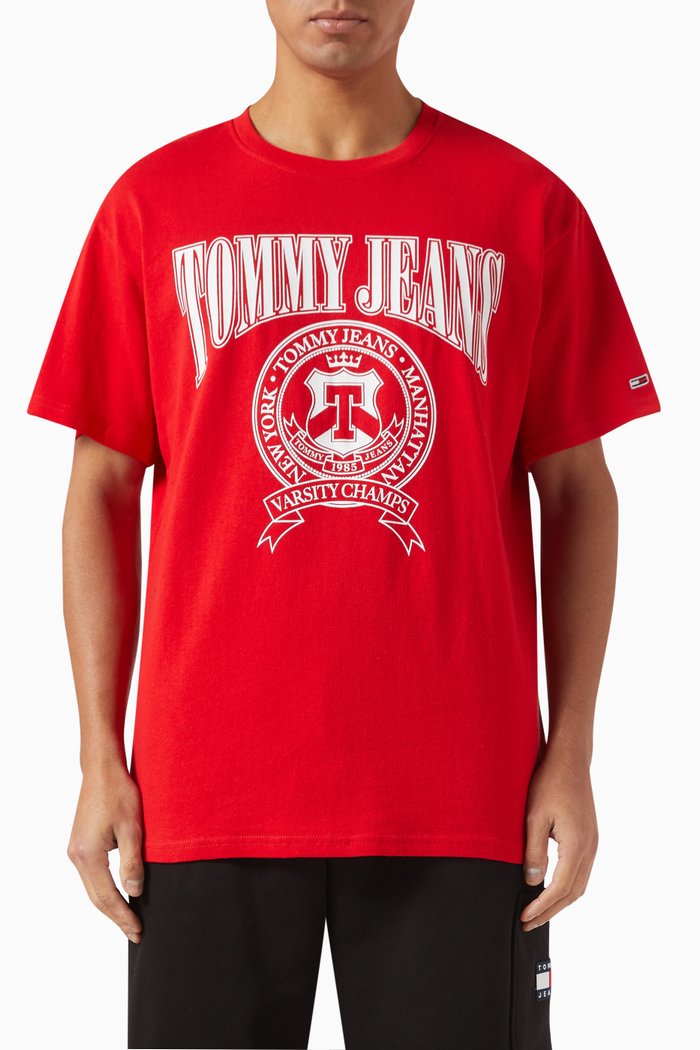 

Logo T-shirt in Cotton, Red