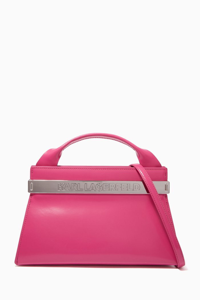 

K/Kross Archive Top-handle Bag in Leather, Red