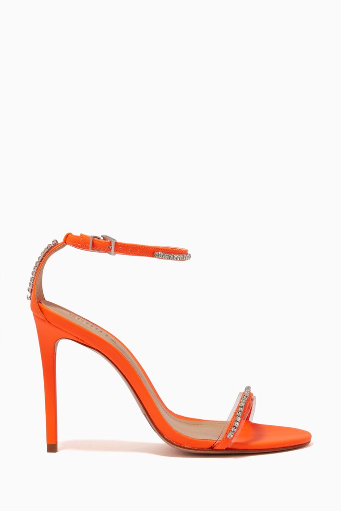 

Joyfull Cocktail Sandals in Fabric, Orange