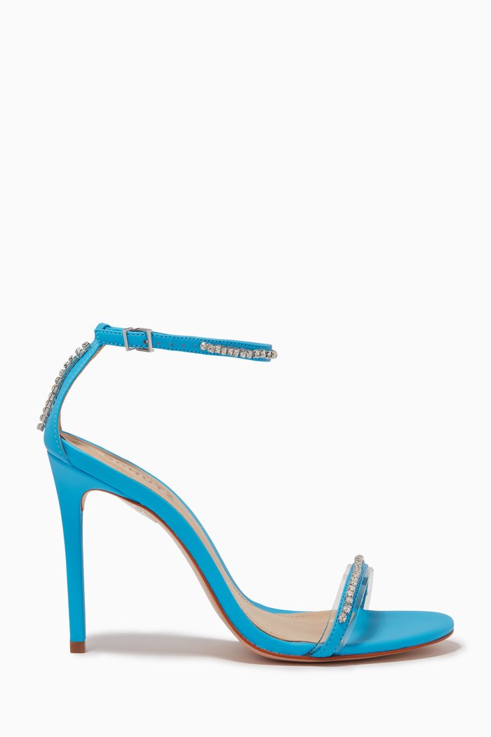 

Joyfull Cocktail Sandals in Fabric, Blue