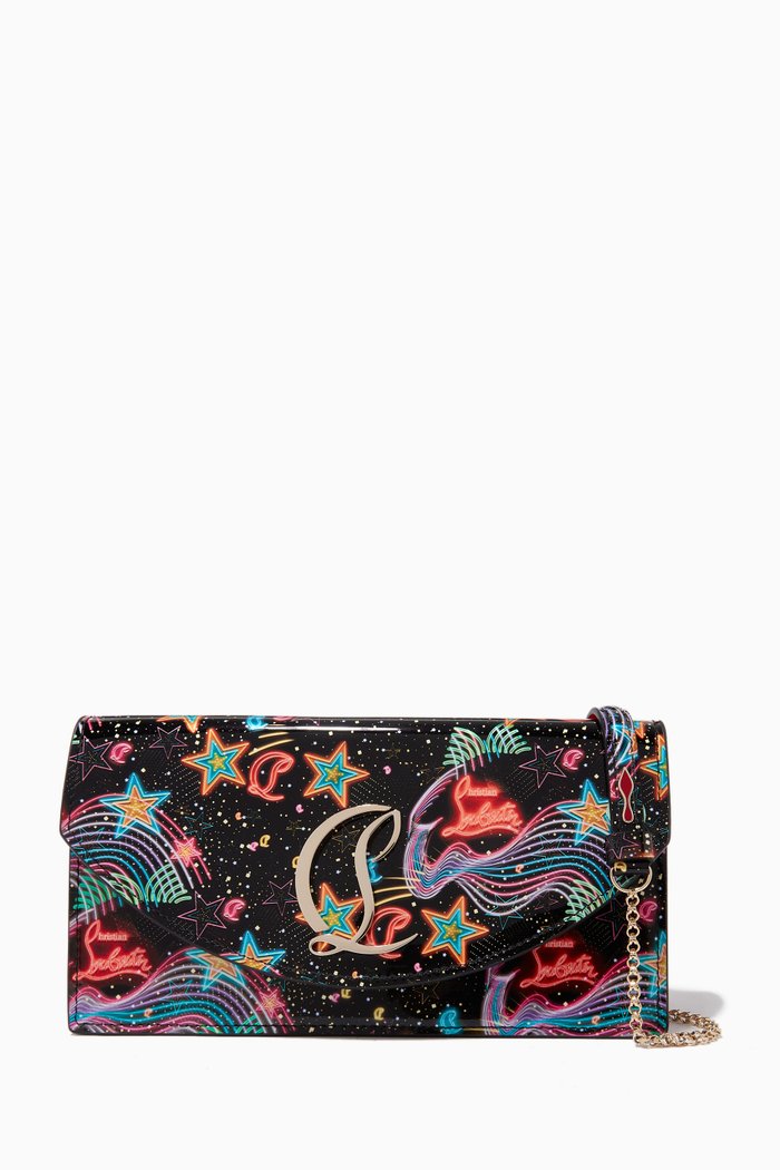 

Loubi54 Chain Wallet in Patent Leather, Multicolour