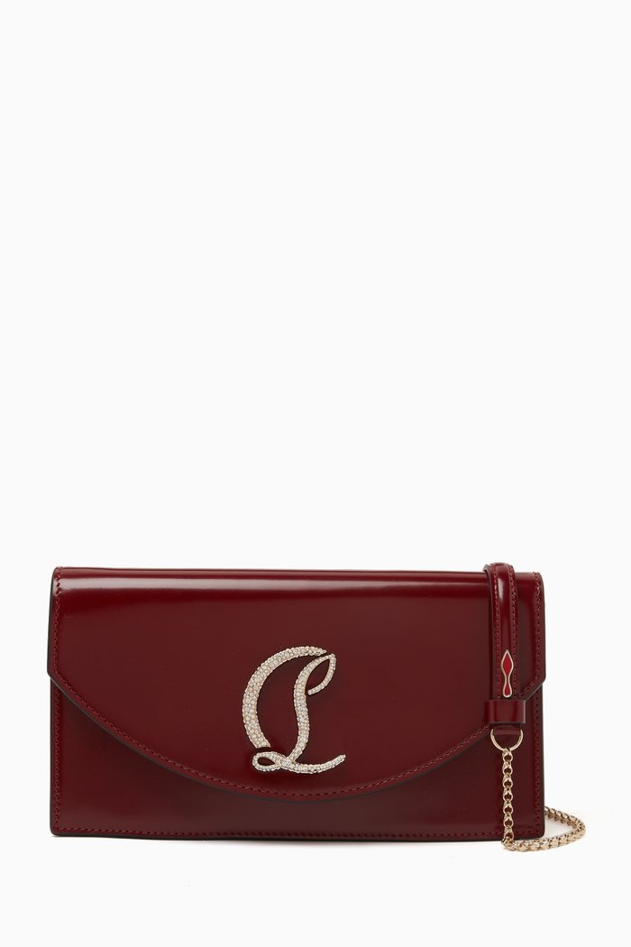 

Loubi54 Clutch Bag in Patent Leather, Multicolour