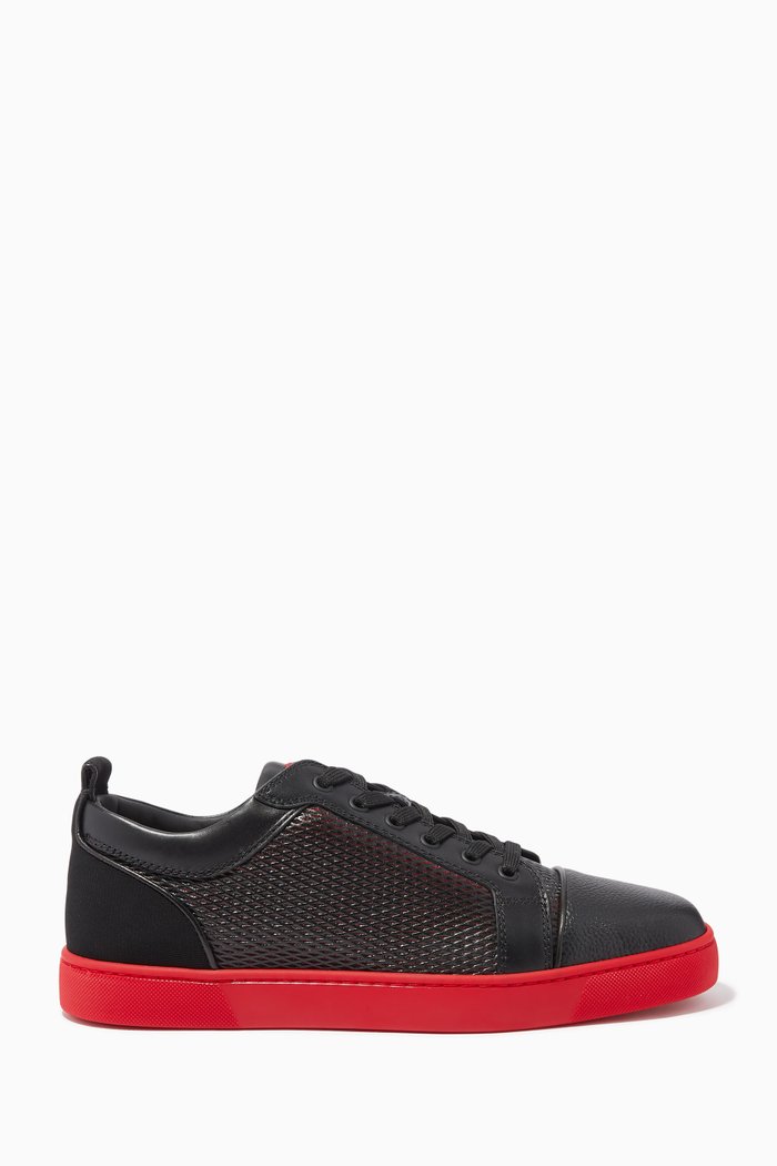 

Louis Junior Sneakers in Mesh & Grainy Leather, Multicolour
