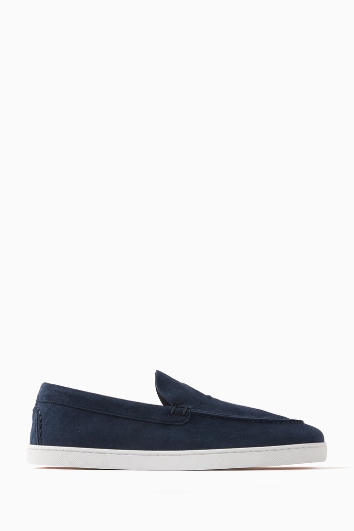 

Varsiboat Loafers in Crosta Leather, Blue