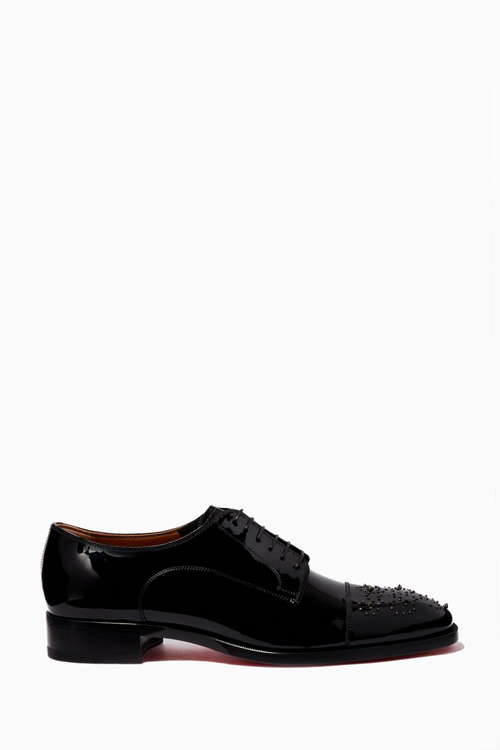 Maltese Oxford Shoe in Patent Leather, Black