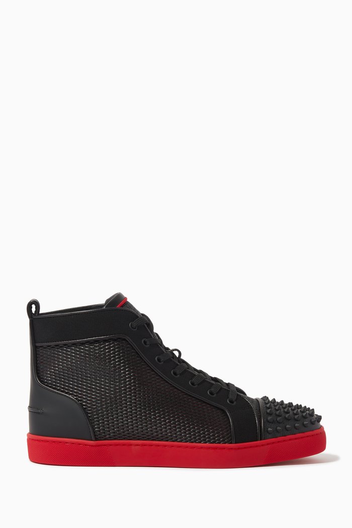 

Lou Spikes in Calf Leather & Mesh, Multicolour