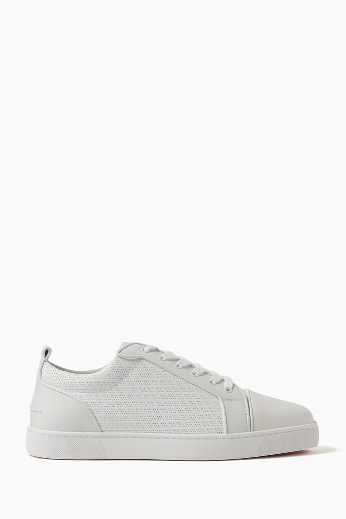 

Louis Junior Sneakers in in Rombo Max & Grainy Leather, White