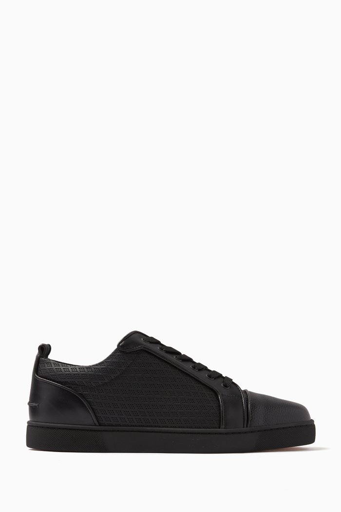 

Louis Junior Sneakers in in Rombo Max & Grainy Leather, Black