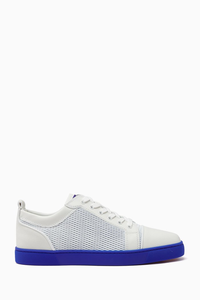 

Louis Junior Sneakers in Mesh & Grainy Leather, Multicolour