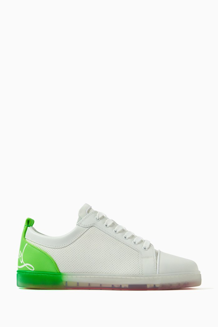 

Fun Louis Junior Sneakers in Leather, Multicolour
