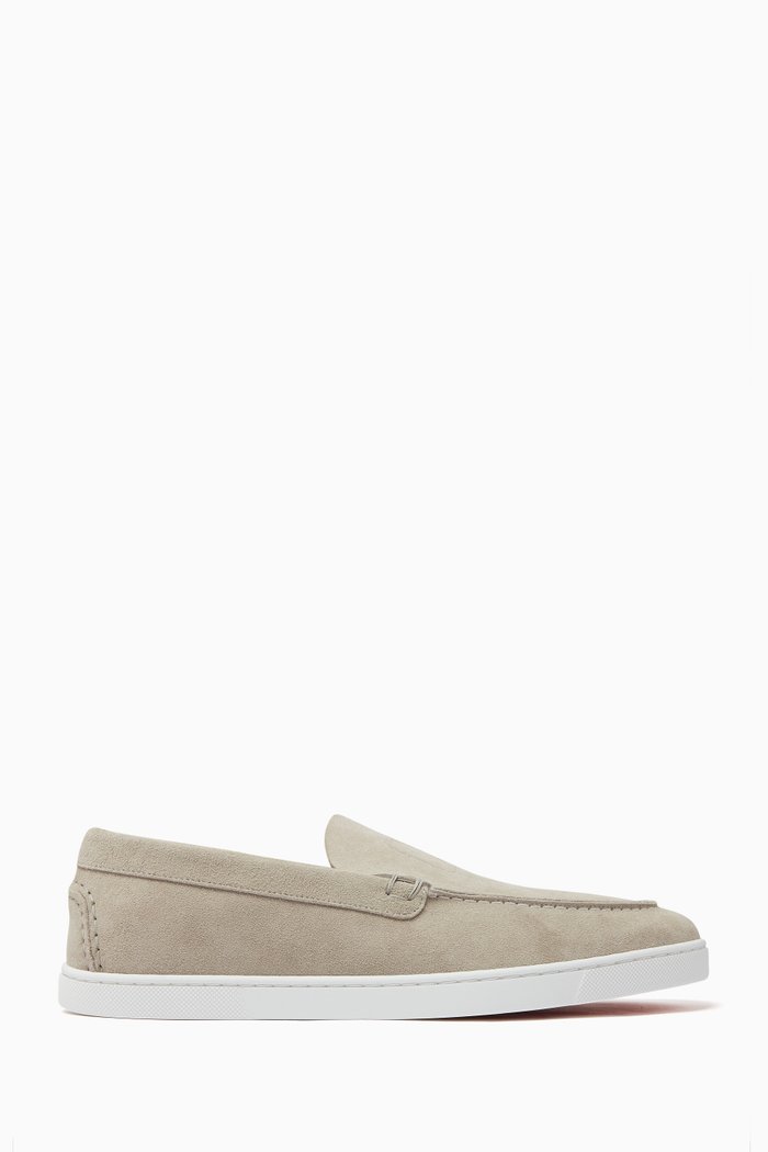 

Varsiboat Loafers in Crosta Leather, Grey