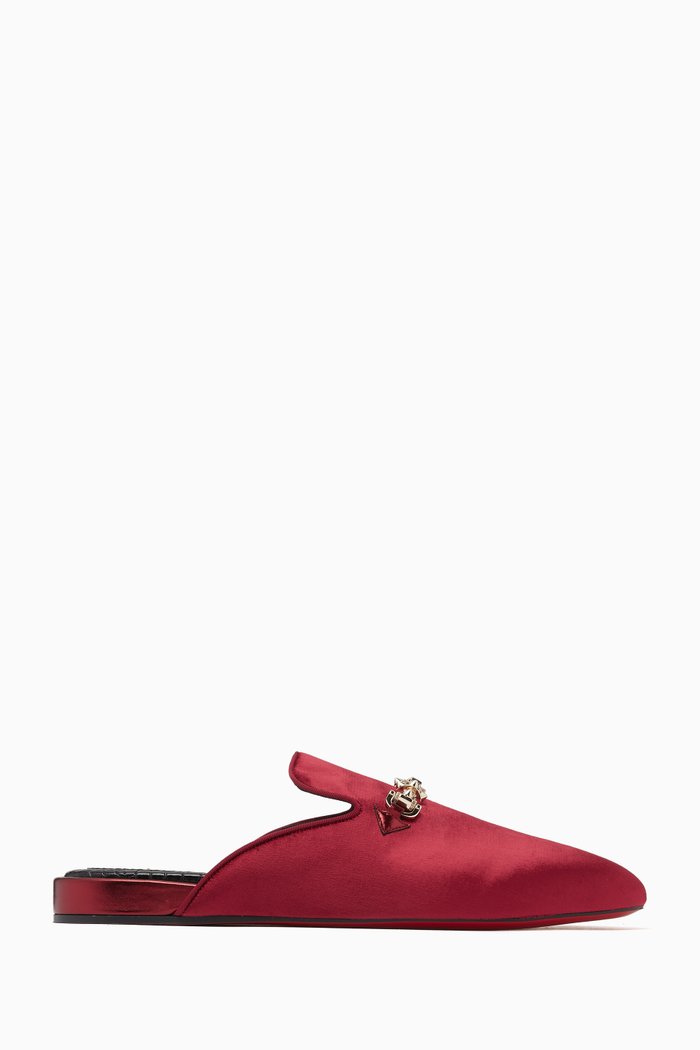 

Coolito Swing Flats in Velvet, Red