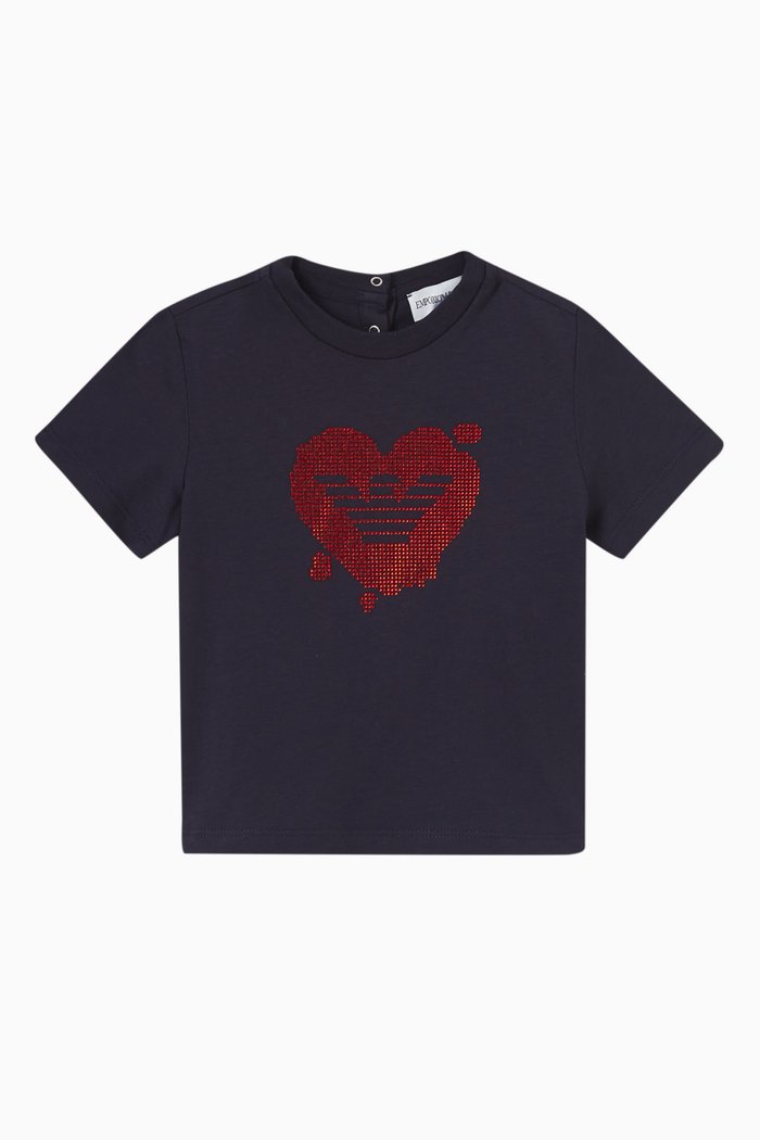 

Logo T-shirt in Cotton, Blue