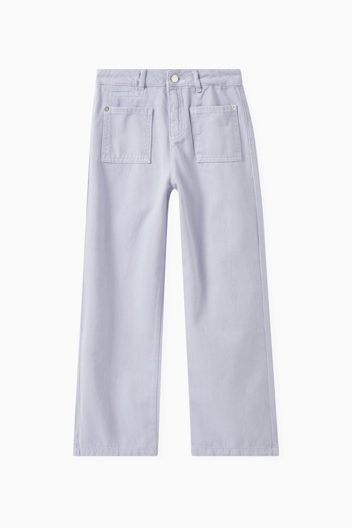 

Straight-leg Jeans in Denim, Purple