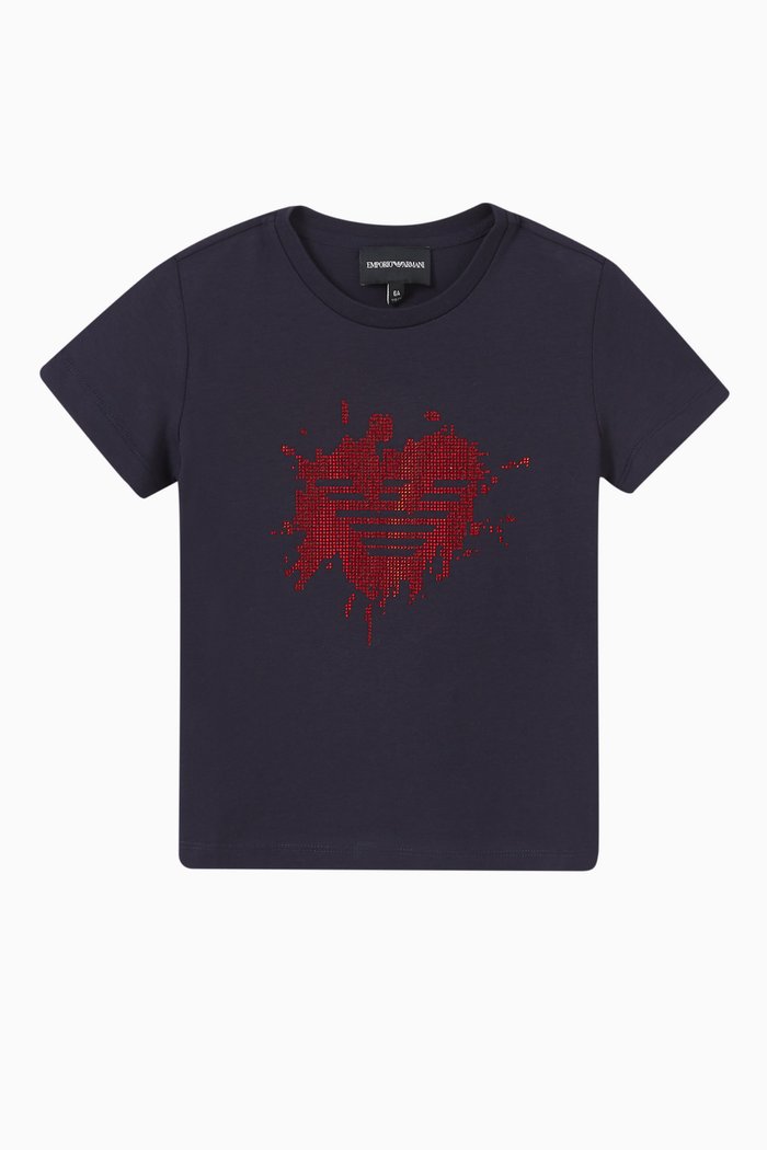 

Logo T-shirt in Cotton, Blue