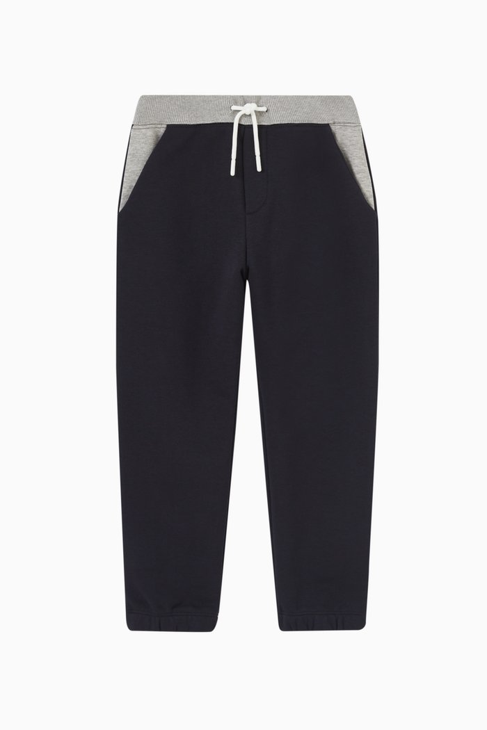 Logo Sweatpants in Cotton, Blue